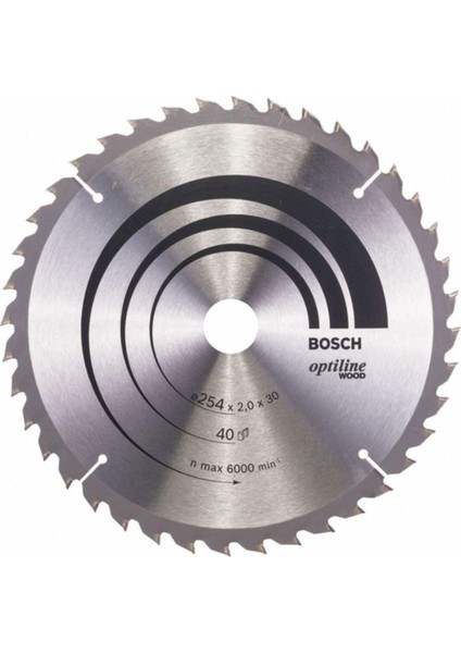 Optiline Wood Daire Testere Bıçağı 254X30 mm