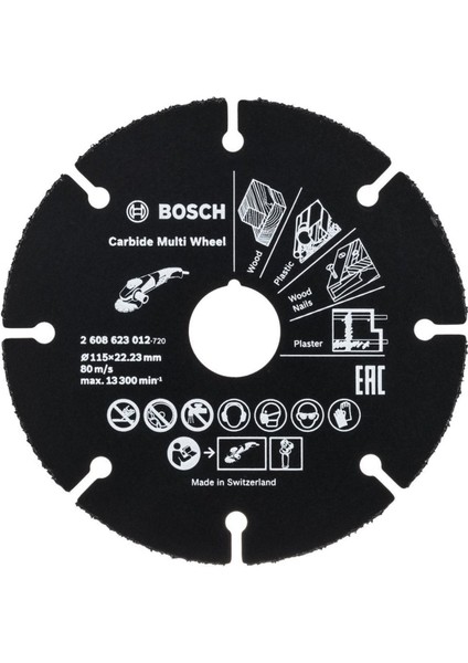 Multi Wheel Karbit Kesme Diski Elmas 115MM