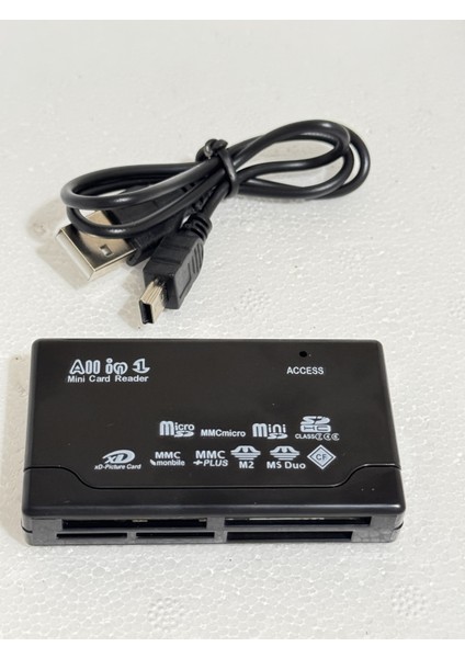 Tüm Memory Kart Okuyucu USB Harici Minim2 Mmc Xd Cf Desteği USB V2.0 Tam Hız