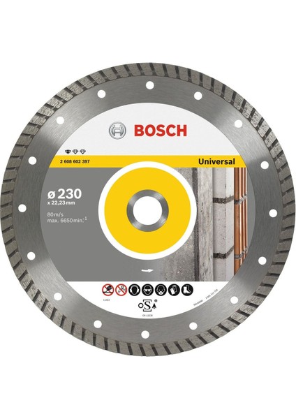 Standard For Universal Turbo 230 mm Elmas Kesme Diski - 2608602397