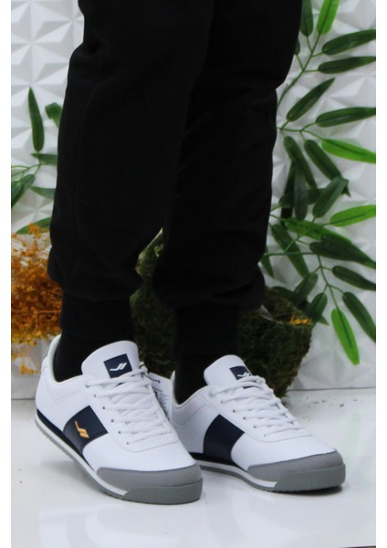 Flınt 3 Beyaz Lacivert Rahat Spor Ayakkabı Sneaker Ayakkabı fiyatları