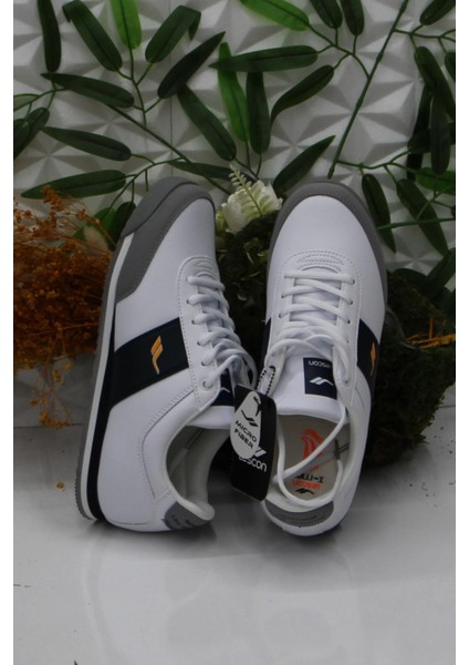 Flınt 3 Beyaz Lacivert Rahat Spor Ayakkabı Sneaker Ayakkabı fırsatları