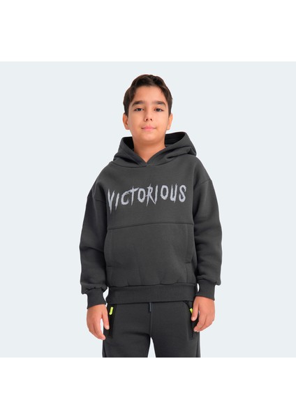 LEXUS Unisex Çocuk Eşofman Takımı Koyu Gri