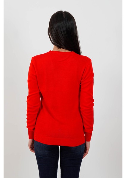 V Yaka Kadın Kazak 502 modelleri