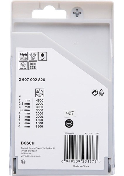 Pointteq Hex 9 Parça Metal Ucu Seti 2607002826