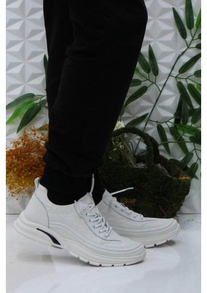 Guja 24K518 Beyaz Rahat Esnek Orijinal Ürün Deri Erkek Ayakkabı