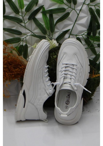 Guja 24K518 Beyaz Rahat Esnek Orijinal Ürün Deri Erkek Ayakkabı indirimleri