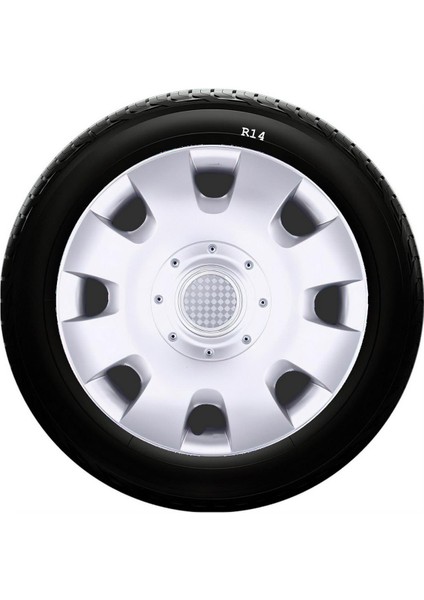 Sks Skoda Jant Kapağı 14 Inc Kırılmaz 1 Takım 4 Adet NO:209