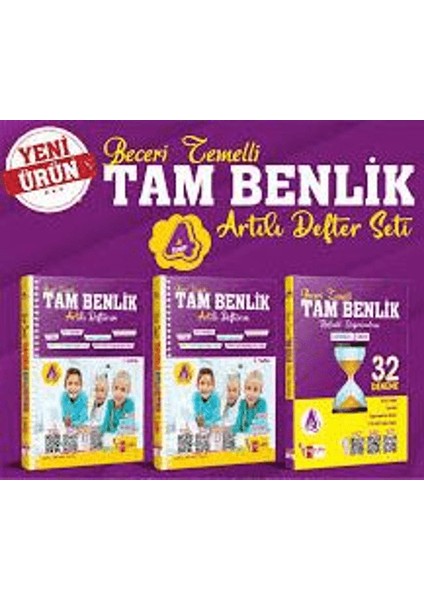 4. Sınıf Tam Benlik Artılı Defterim Seti