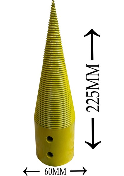 Odun Kütük Ayırma Yarma Ucu - 60MM