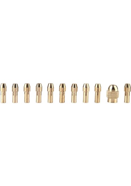 Mandren 10 Adet Dremel Gravür Hobi Motoru Matkap Ucu Şaft Mil + Kafa 0.5 - 3.2mm fiyatları