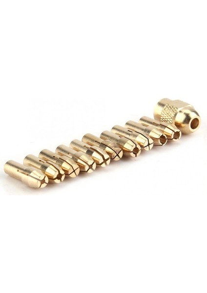 Mandren 10 Adet Dremel Gravür Hobi Motoru Matkap Ucu Şaft Mil + Kafa 0.5 - 3.2mm fırsatları