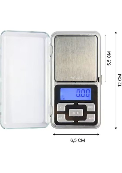 Bandos Pil Hediyeli Dijital Hassas Elektronik Kuyumcu Cep Terazisi Tartı 300 gr fiyatları
