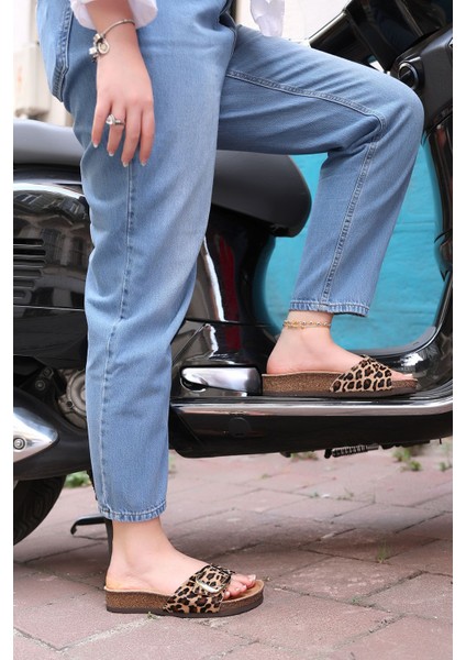 Atina Deri Mantar Taban Kadın Terlik modelleri