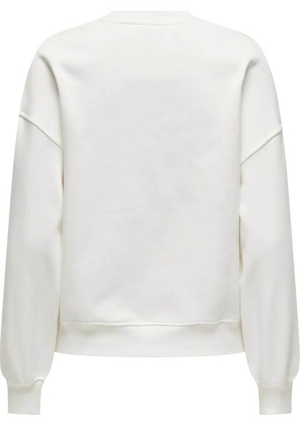 Onlsofıa L/s Word O-Neck Swt Kadın Sweatshirt 15329876