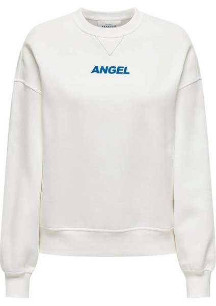 Onlsofıa L/s Word O-Neck Swt Kadın Sweatshirt 15329876