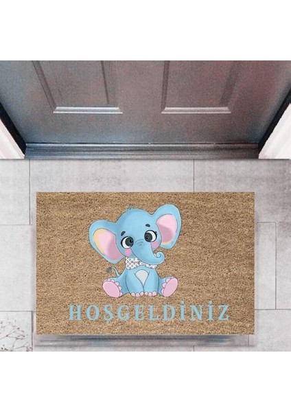 Kapı Önü Paspası Dekoratif Dijital Baskı HAYVANLARP-2758