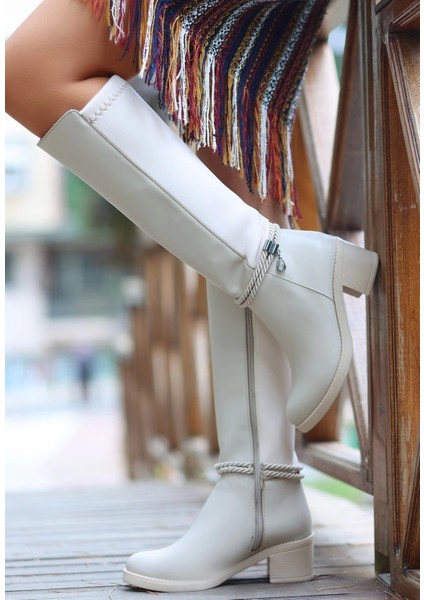 Elhat Bej Cilt Topuklu Çizme modelleri