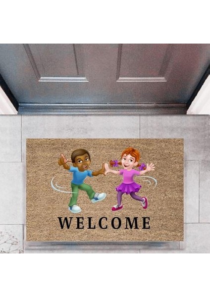 Kapı Önü Paspası Dekoratif Dijital Baskı ÇOCUKLARP-2722