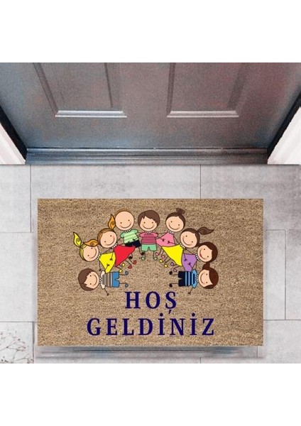 Kapı Önü Paspası Dekoratif Dijital Baskı ÇOCUKLARP-2716