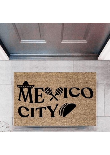 Kapı Önü Paspası Dekoratif Dijital Baskı ŞEHIRLERP-2742