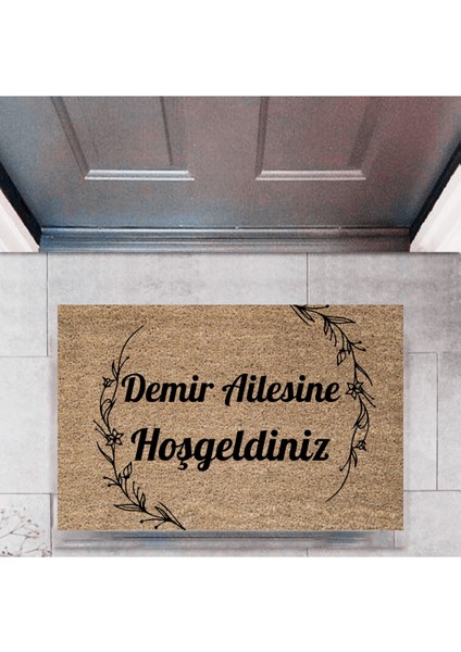 Kapı Önü Paspası Dekoratif Dijital Baskı Kişiye Özel P-2311