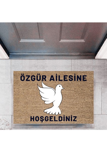 Kapı Önü Paspası Dekoratif Dijital Baskı Kişiye Özel P-2449