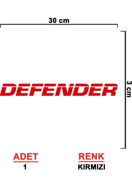 Sönmez Sticker Defender Sticker - 4x4 Sticker - Off Road Sticker - Jeep Sticker