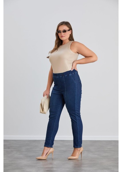 Büyük Beden Jean Pantolon Kim.lacivert modelleri