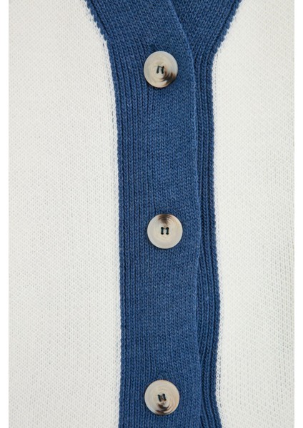 Tarz Kadın Modern Moda Yüksek Bel Geniş Paça V Yaka Şerit Detaylı Hırka-Pantolon Triko Takım fırsatları