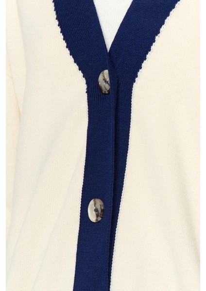 Tarz Kadın Modern Moda Yüksek Bel Geniş Paça V Yaka Şerit Detaylı Hırka-Pantolon Triko Takım modelleri