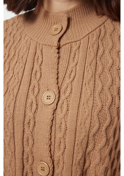 Tarz Kadın Modern Moda Normal Bel Boru Paça V Yaka Saç Örgülü Pelerin Detaylı Triko Alt-Üst Takım fırsatları