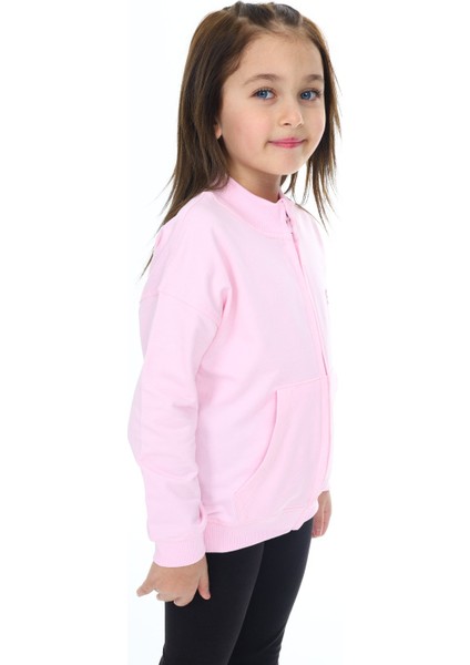 Kız Çocuk Baskılı Hırka