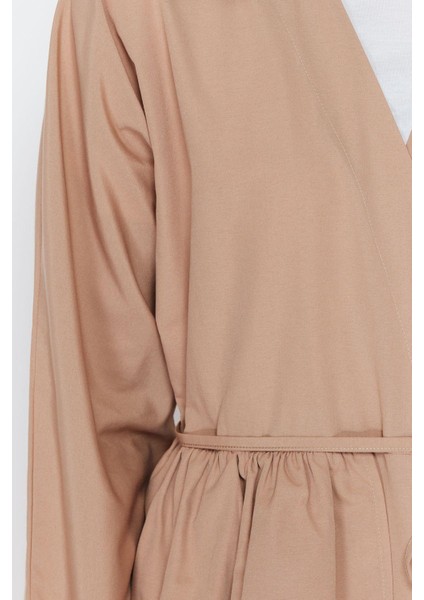 Tarz Kadın Modern Moda Normal Bel Boru Paça V Yaka Pamuklu Dokuma Kimono Pantolon Alt Üst Takım fırsatları