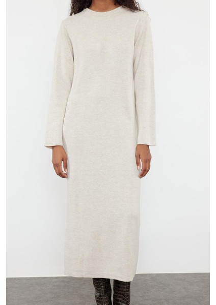 Tarz Kadın Modern Moda Normal Bel Boru Paça Dik Yaka Triko Süveter Elbise Takım fiyatları