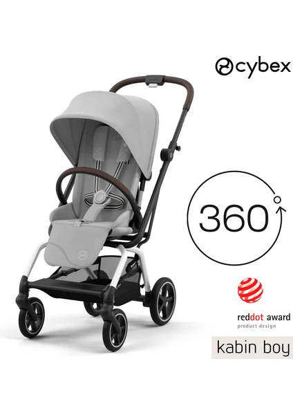 (Ocak 2025 teslim) Cybex Eezy S Twist+2 (kabin boy 360 derece dönen bebek arabası)