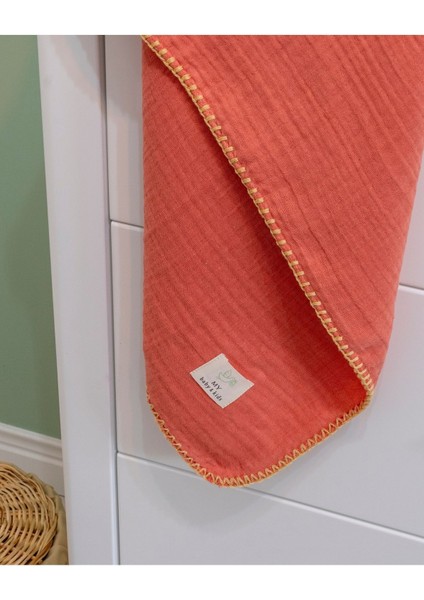 My Baby&kids 4 Kat Müslin Örtü Çoban Dikişli %100 Organik Pamuk Çok Amaçlı Örtü fiyatları