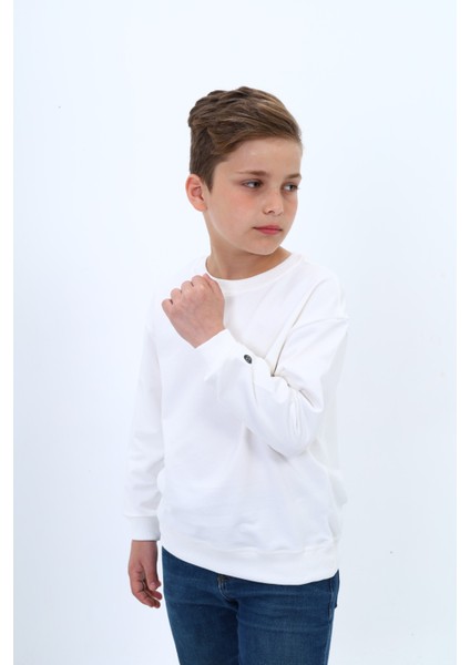 Erkek Çocuk Baskılı Sweatshirt