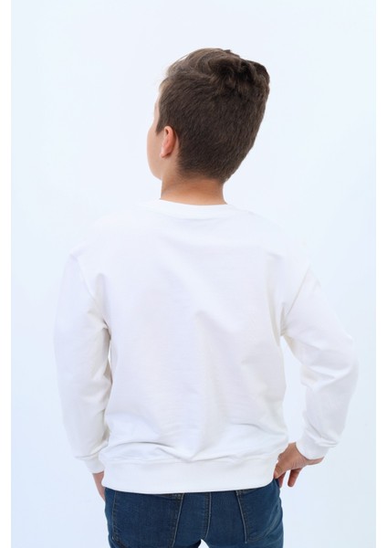 Erkek Çocuk Baskılı Sweatshirt