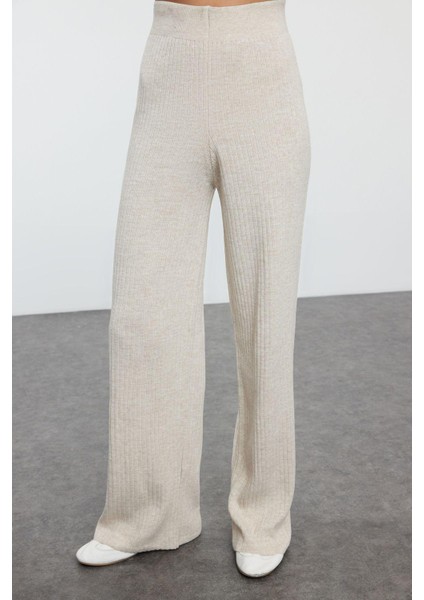 Kadın Moda Şık Regular Boy Uzun Kollu Basic Parmak Detaylı Triko Alt-Üst Takım modelleri