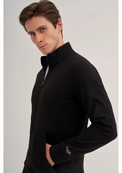 5078 Erkek Polar Sweatshirt Hırka modelleri