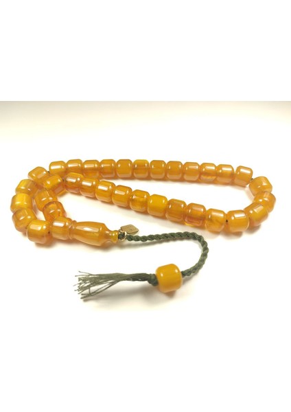 Osama Omari Usta Eseri 50 Yaşında Imame Oturtma Havşalı Alman Faturan Tesbih Sertifikalı 6064