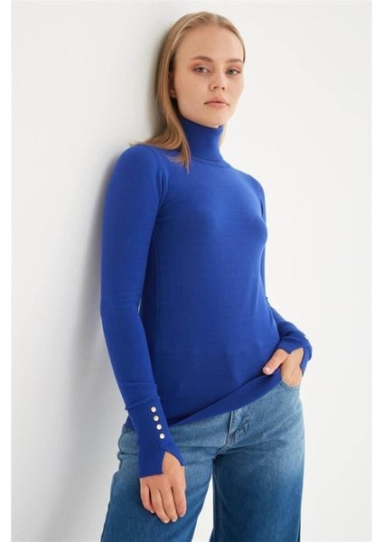 24K0024K1 Kadın Balıkçı Yaka Kazak fiyatları