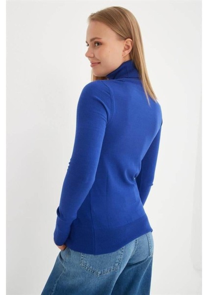 24K0024K1 Kadın Balıkçı Yaka Kazak fırsatları