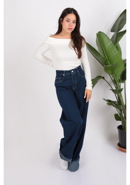 7647 W.leg Kadın Jean Pantolon