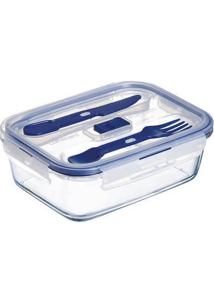Luminarc Pure Box Active Dikdörtgen Piknik Kabı 1220 cc