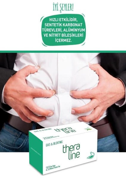Gas & Bloating Bitki Çayı (3 Kutu)