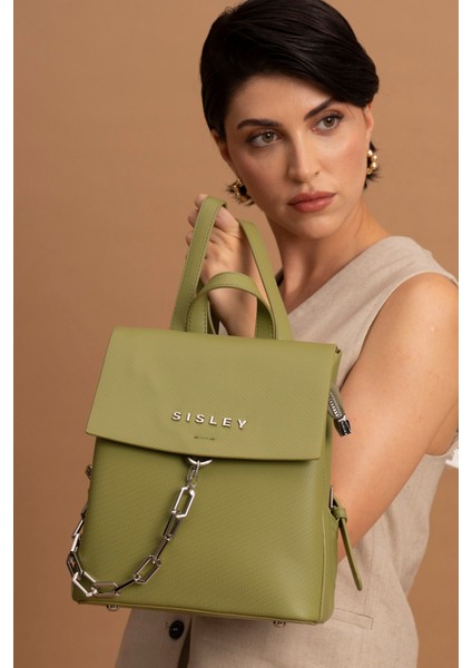 Sısley Kadın Sırt Çantası Yeşil SLY054