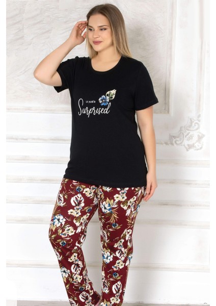 Battal Kısa Kol Pijama Takımı B78-105