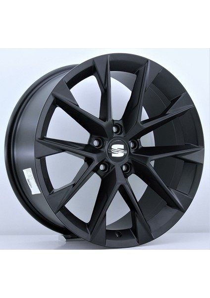 18 Inç 5X112 Akrep Golf Jetta Leon Uyumlu Siyah Jant Modeli Volkswagen Seat (4 Adet)